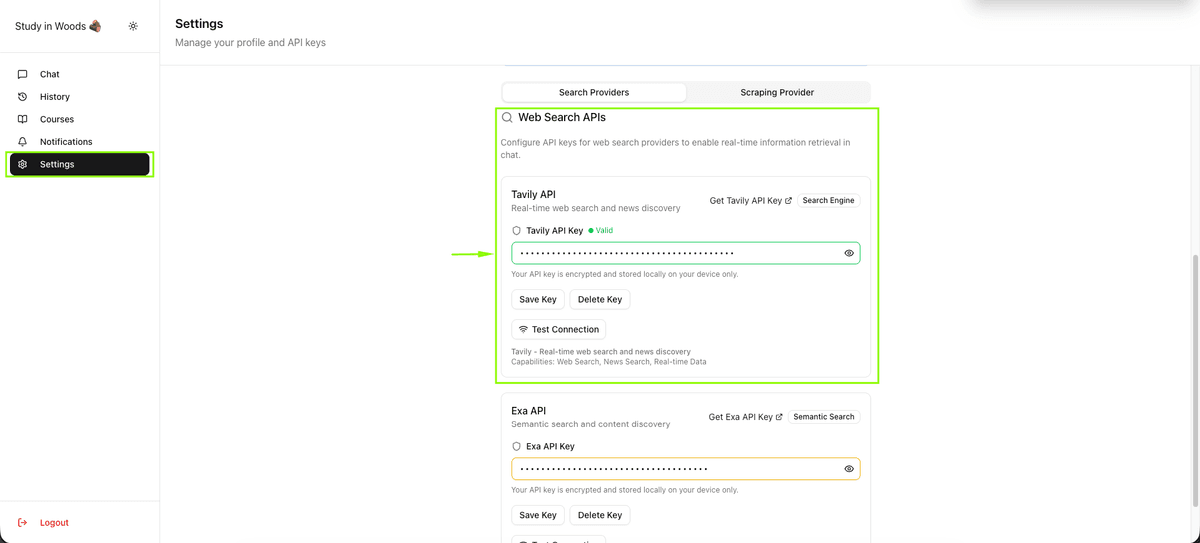 How do I enable web search for real-time information? - Screenshot 1